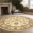 Radici USA Como Traditional Oriental Floral Ivory 5'3