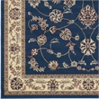 Radici USA Como Traditional Oriental Floral Blue Runner Polypropylene Rug 2'2