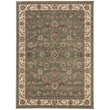 Radici USA Como Traditional Oriental Floral Green Rectangular Polypropylene Area Rug 3'3