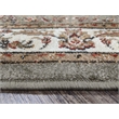 Radici USA Como Traditional Oriental Floral Green Rectangular Polypropylene Area Rug 3'3