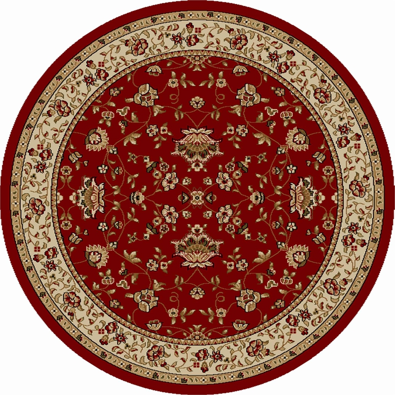 Radici USA Como Traditional Oriental Floral Red 5'3
