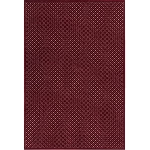 Como 782 Transitional Geometric Red Burgundy Rectangular Polypropylene Area Rug 3'3&quotx4'11&quot