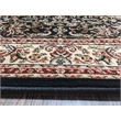 Radici USA Noble Black Traditional Oriental Area Rug 5x8 Polypropylene