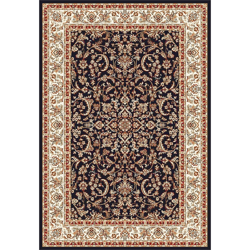 Radici USA Noble Black Traditional Oriental Area Rug 5x8 Polypropylene
