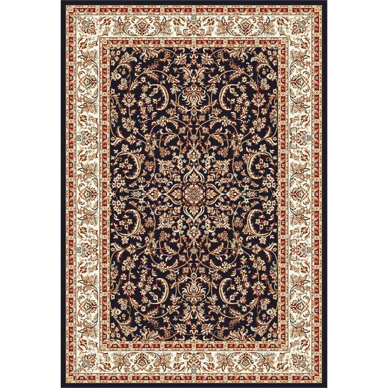 Radici USA Noble Black Traditional Oriental Area Rug 5x8 Polypropylene