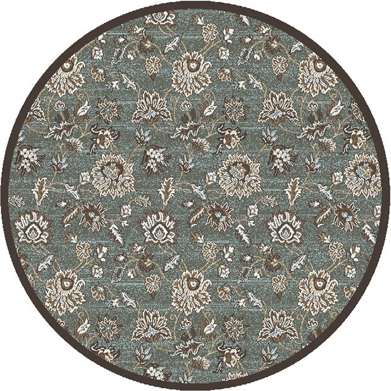 Radici USA Pisa Traditional Floral Light Green 5'3