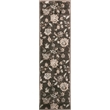 Radici USA Pisa Traditional Floral Brown Runner Polypropylene Rug 2'2