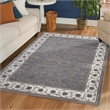 Radici USA Pisa Traditional Vine Floral Gray Rectangular Polypropylene Area Rug 3'3