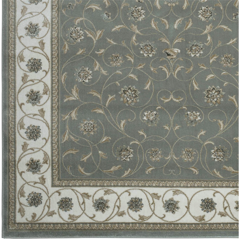 Radici USA Pisa Traditional Vine Floral Green 5'3