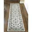Radici USA Pisa Traditional Oriental Bone White Runner Polypropylene Rug 2'2