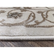 Radici USA Pisa Traditional Vine Floral Bone White Runner Polypropylene Rug 2'2