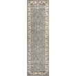 Radici USA Pisa Traditional Oriental Gray Runner Polypropylene Rug 2'2