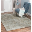 Radici USA Pisa Transitional Damask Bone White Rectangular Polypropylene Area Rug 3'3