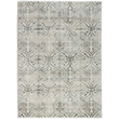 Radici USA Pisa Transitional Damask Bone White Rectangular Polypropylene Area Rug 5'3