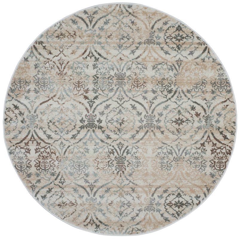 Radici USA Pisa Transitional Damask Bone White 5'3
