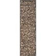 Radici USA Pisa Transitional Scroll Beige Runner Polypropylene Rug 2'2