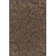 Radici USA Pisa Transitional Scroll Brown Rectangular Polypropylene Area Rug 3'3