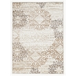 Radici USA Pisa Modern Transitional Bone White Rectangular Polypropylene Area Rug 5'3