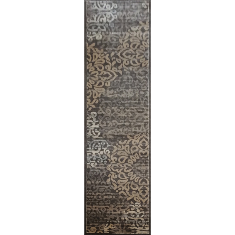 Radici USA Pisa Modern Transitional Brown Rectangular Polypropylene Area Rug 2'2