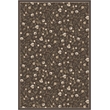 Radici USA Pisa Botanical Floral Brown Rectangular Polypropylene Area Rug 3'3