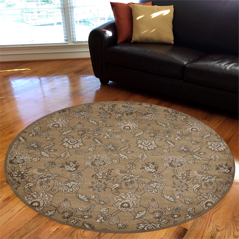 Radici USA Pisa Traditional Floral Beige 5'3