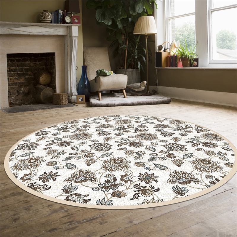 Radici USA Pisa Traditional Floral Bone White 5'3