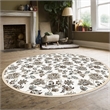 Radici USA Pisa Traditional Floral Bone White 5'3