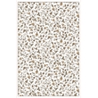Radici USA Pisa Botanical Floral Bone White Rectangular Polypropylene Area Rug 3'3
