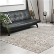 Livigno 1244 Transitional Abstract Beige Polypropylene Area Rug 7'10
