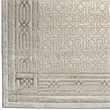 Davide 1231 Transitional Bordered Beige Round Polypropylene Area Rug 7'10