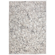 Livigno 1240 Transitional Marbled Gray Polypropylene Area Rug 5'3