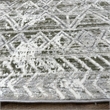 Livigno 1243 Transitional Geometric Green Round Polypropylene Area Rug 5'3
