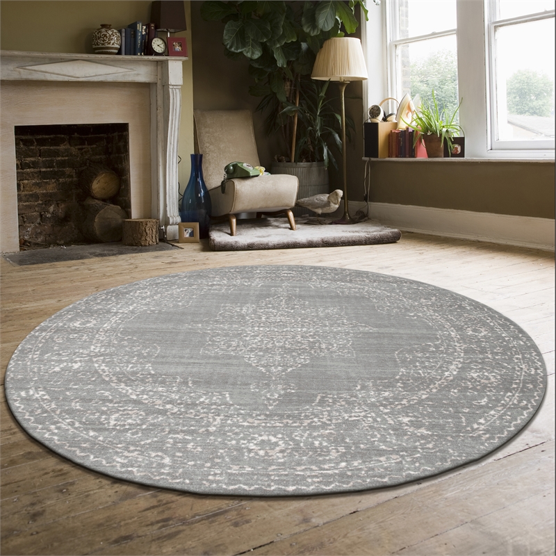 Radici USA Colosseo Traditional Medallion Gray 5'3
