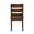 7 Pcs Wooden Dining Set X-Shape Dining Table with 6 Slatted Wood Chairs