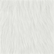 Faux Sheep-fur Upholstered Accent Chair with Metal Arm