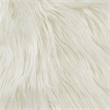 Faux Sheep-fur Upholstered Accent Chair with Clear Acrylic Legs Design