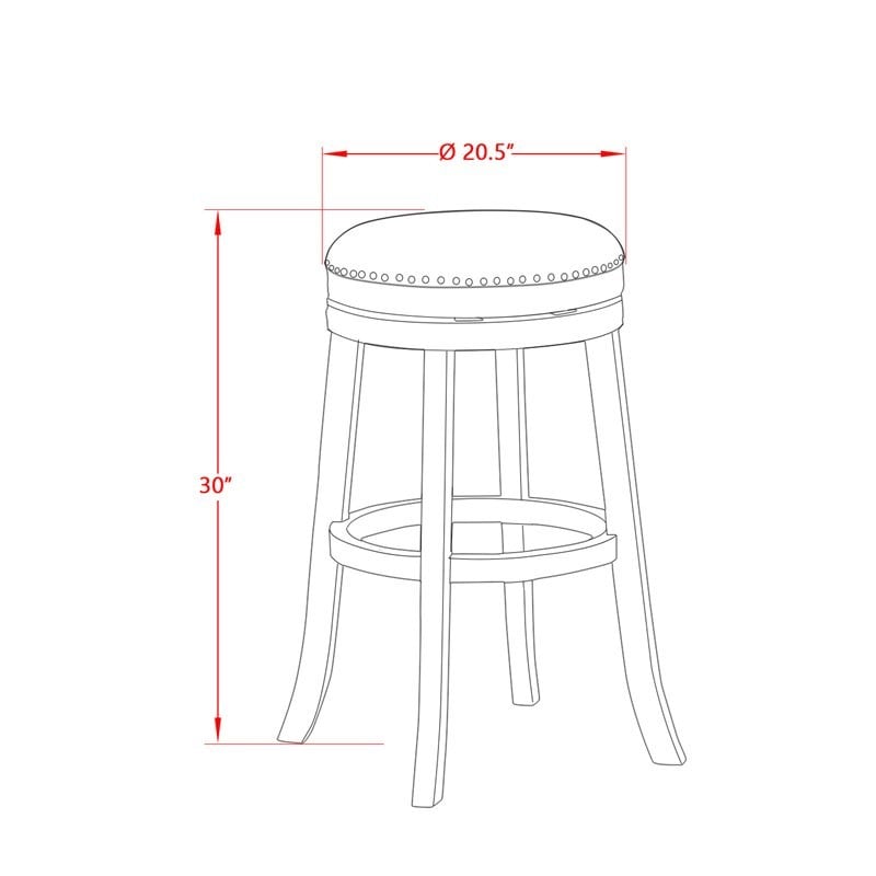 East West Furniture Devers 30