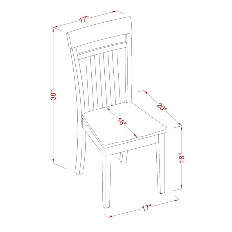 East West Furniture Capri 11
