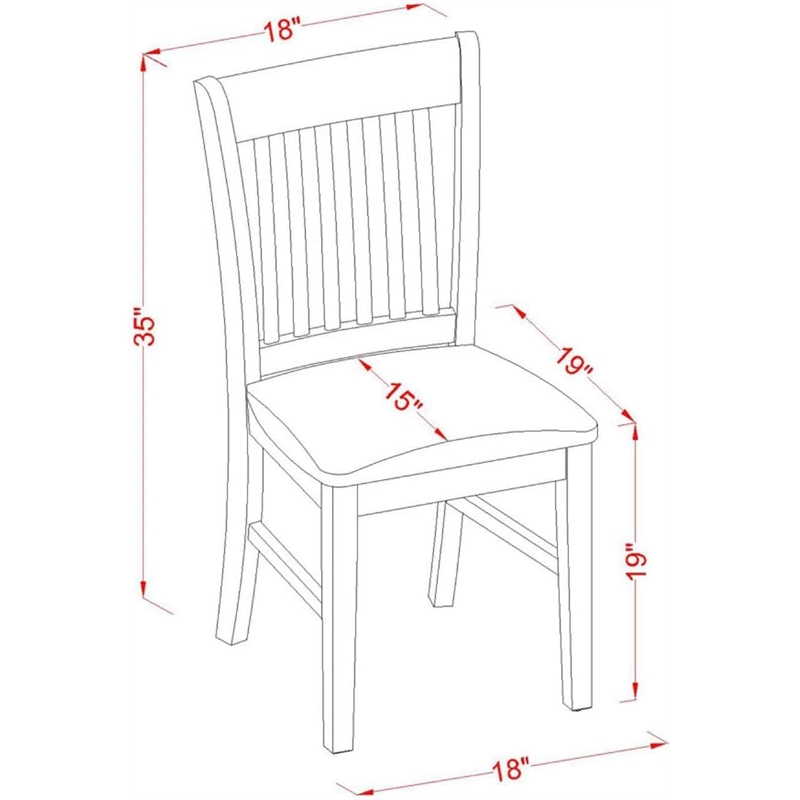 East West Furniture Norfol 35