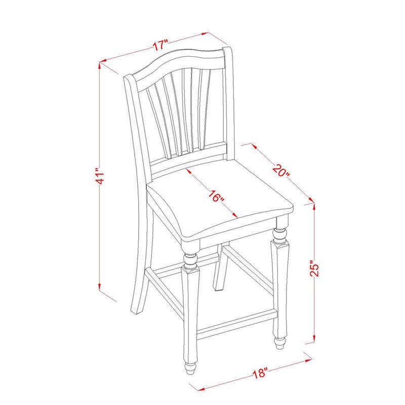 East West Furniture Chelsea 42