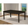 East West Furniture Henley Rectangular Wood Dining Table in Cappuccino