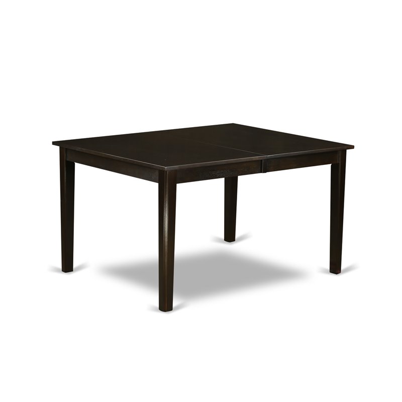 East West Furniture Henley Rectangular Wood Dining Table in Cappuccino