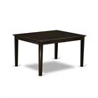 East West Furniture Henley Rectangular Wood Dining Table in Cappuccino