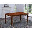 East West Furniture Lynfield Rectangular Wood Dining Table in Espresso