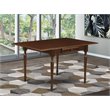 East West Furniture Monza Rectangular Wood Dining Table in Mahogany