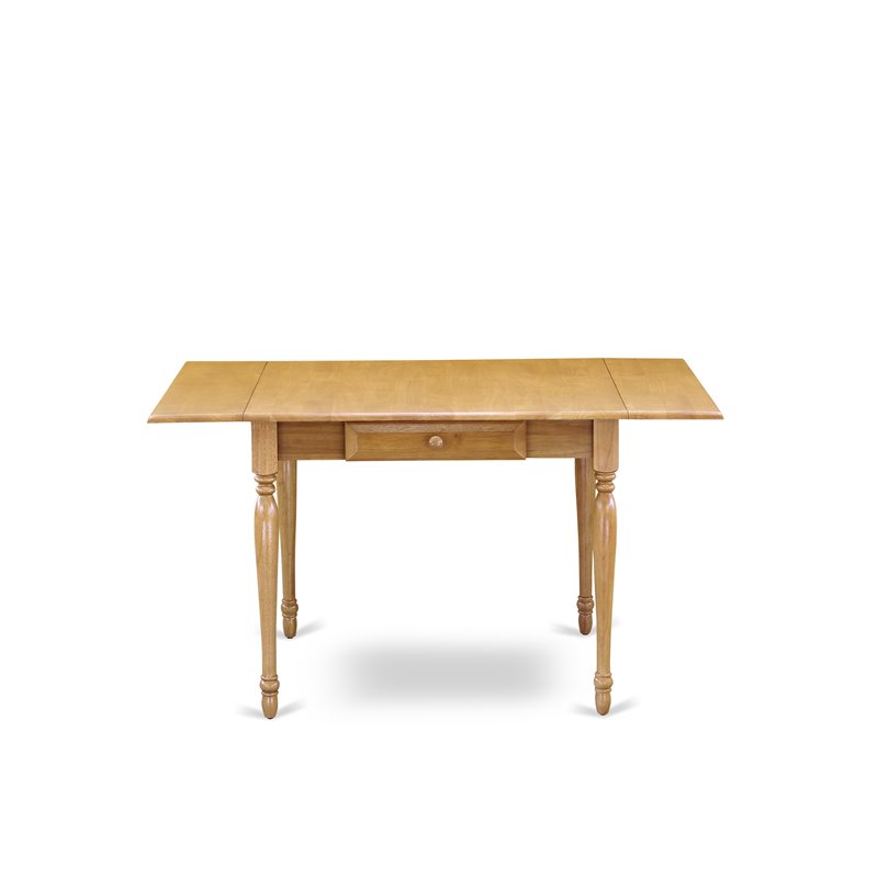East West Furniture Monza Rectangular Wood Dining Table in Oak