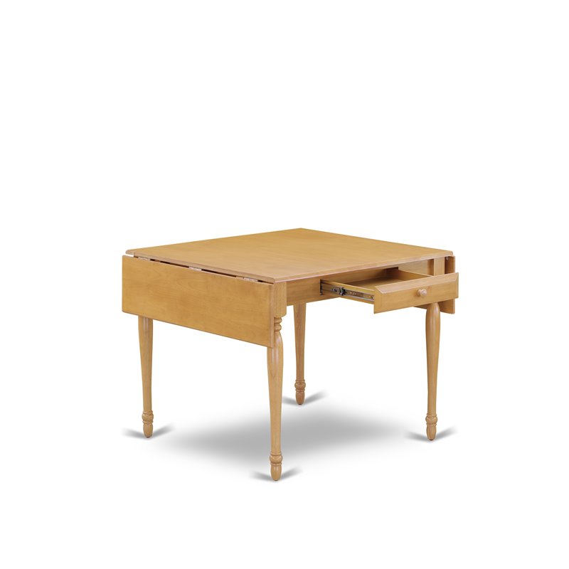 East West Furniture Monza Rectangular Wood Dining Table in Oak