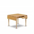 East West Furniture Monza Rectangular Wood Dining Table in Oak