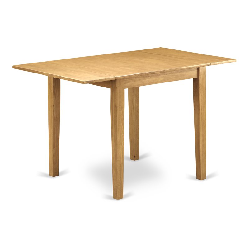 East West Furniture Norden Rectangular Wood Dining Table in Oak