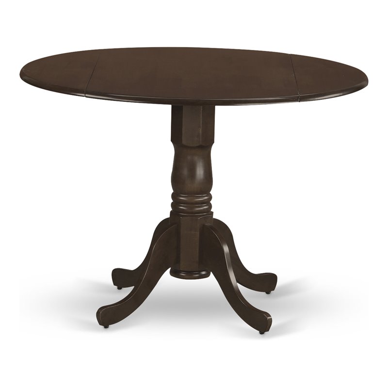 East West Furniture Dublin Traditional Wood Dining Table in Espresso